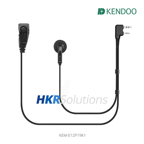 KEM-E12P19K1 Radio Ear-hanger Earplug Headset