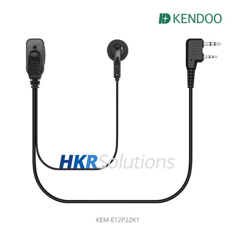 KEM-E12P22K1 Radio Ear-hanger Earplug Headset