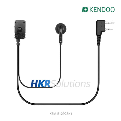 KEM-E12P23K1 Radio Ear-hanger Earplug Headset