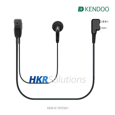 KEM-E13P25K1  Radio Ear-hanger Earplug Headset