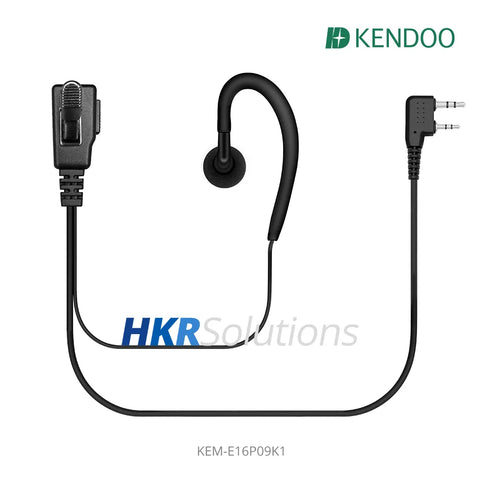 KEM-E16P09K1 Radio Ear-hanger Earplug Headset