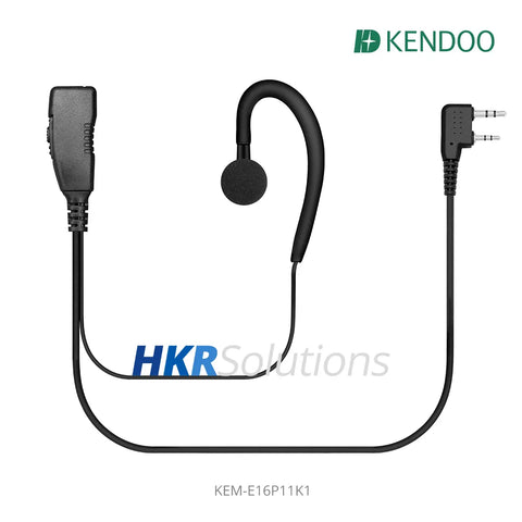 KEM-E16P11K1 Radio Ear-hanger Earplug Headset