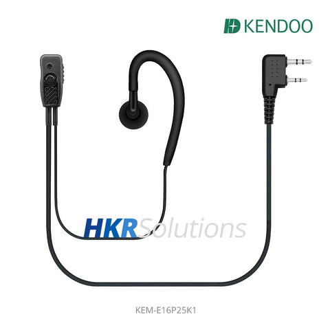 KEM-E16P25K1 Radio Ear-hanger Earplug Headset