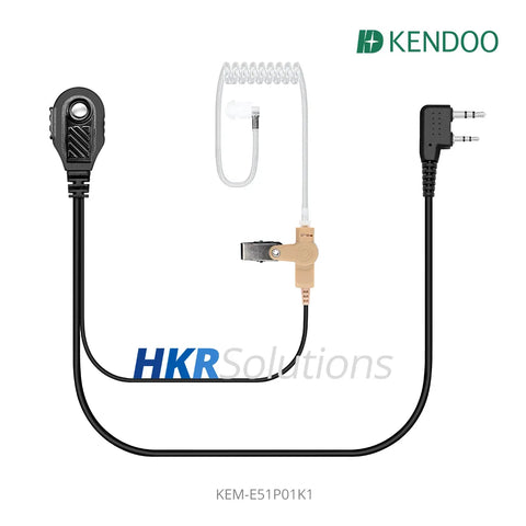 KEM-E51P01K1 Two-way Radio Acoustic tube Earphone