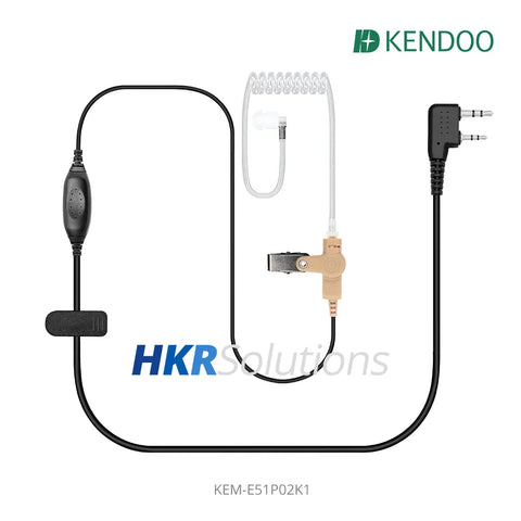 KEM-E51P02K1 Two-way Radio Acoustic tube Earphone