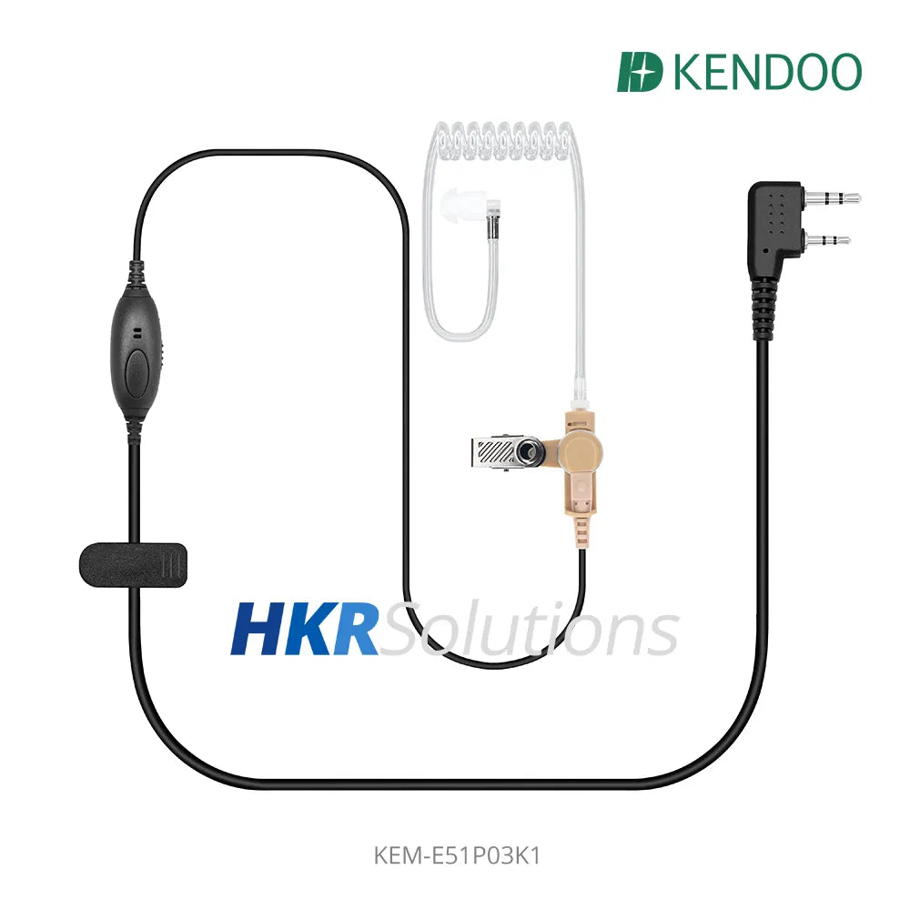 KEM-E51P03K1 Two-way Radio Acoustic tube Earphone