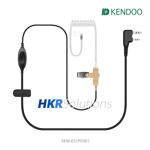 KEM-E51P03K1 Two-way Radio Acoustic tube Earphone