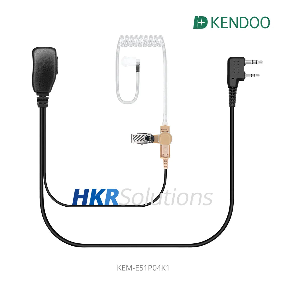 KEM-E51P04K1 Two-way Radio Acoustic tube Earphone