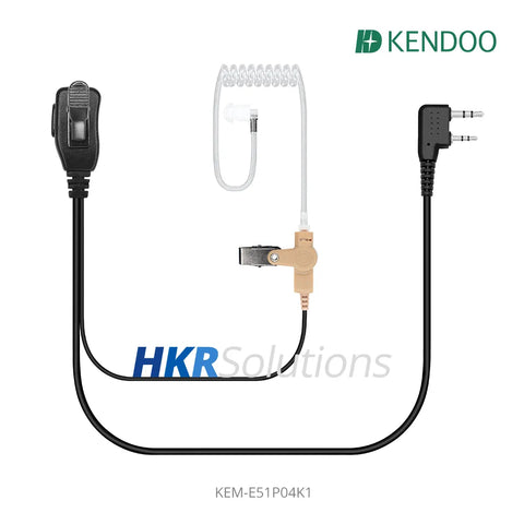 KEM-E51P04K1 Two-way Radio Acoustic tube Earphone