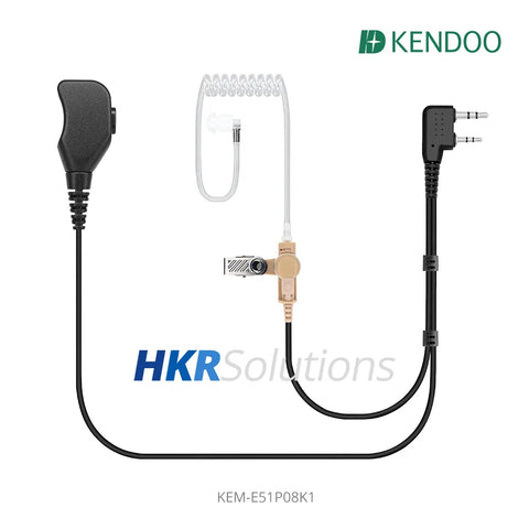 KEM-E51P08K1 Two-way Radio Acoustic tube Earphone