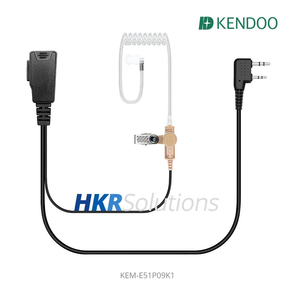 KEM-E51P09K1 Two-way Radio Acoustic tube Earphone