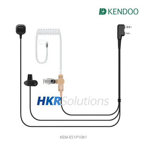 KEM-E51P10K1 Two-way Radio Acoustic tube Earphone