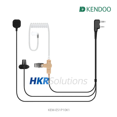 KEM-E51P10K1 Two-way Radio Acoustic tube Earphone