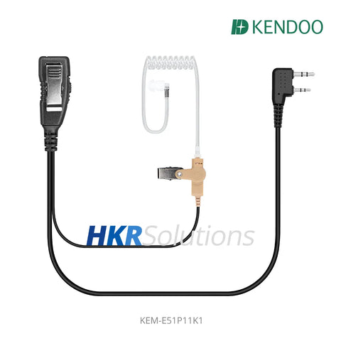 KEM-E51P11K1 Two-way Radio Acoustic tube Earphone