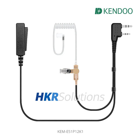 KEM-E51P12K1 Two-way Radio Acoustic tube Earphone