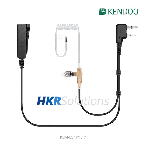 KEM-E51P15K1 Two-way Radio Acoustic tube Earphone