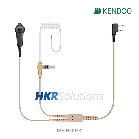 KEM-E51P16K1 Two-way Radio Acoustic tube Earphone