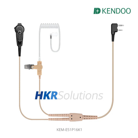 KEM-E51P16K1 Two-way Radio Acoustic tube Earphone