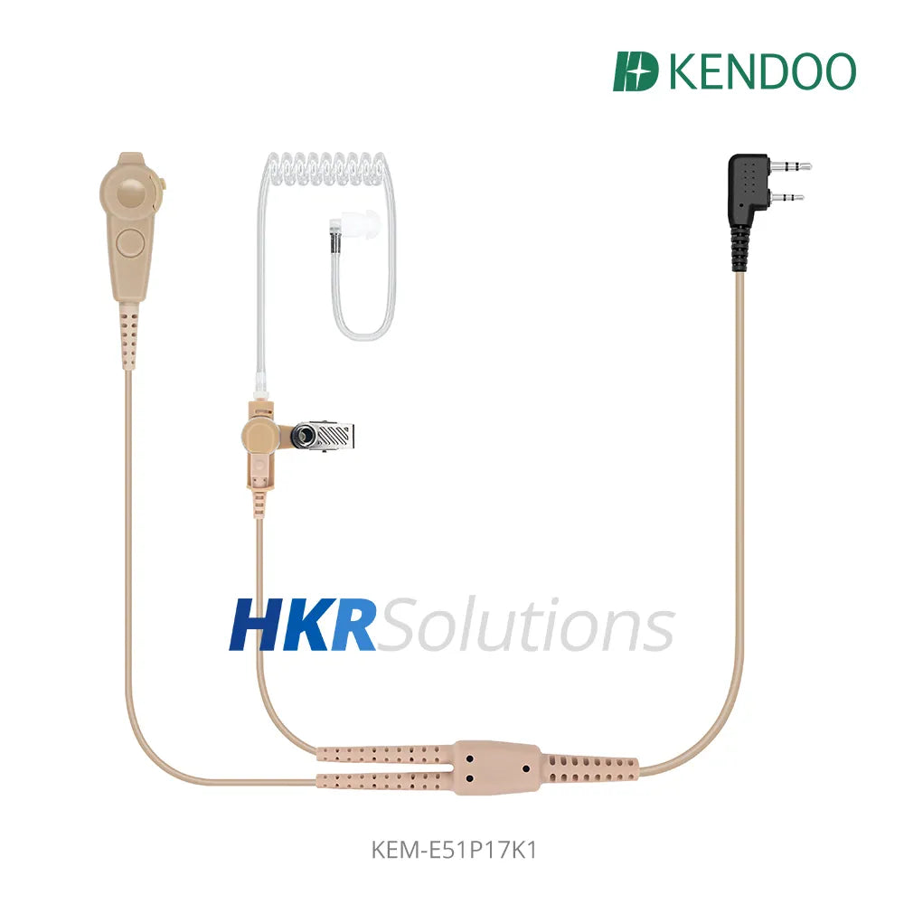 KEM-E51P17K1 Two-way Radio Acoustic tube Earphone