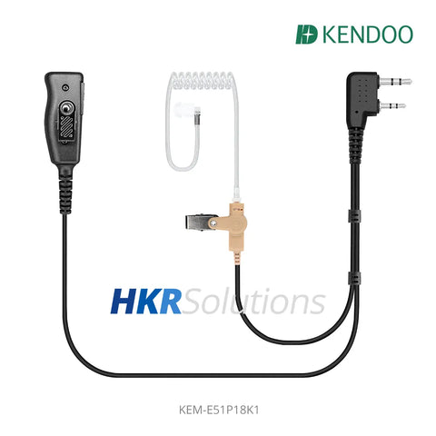 KEM-E51P18K1 Two-way Radio Acoustic tube Earphone