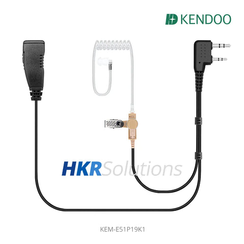 KEM-E51P19K1 Two-way Radio Acoustic tube Earphone