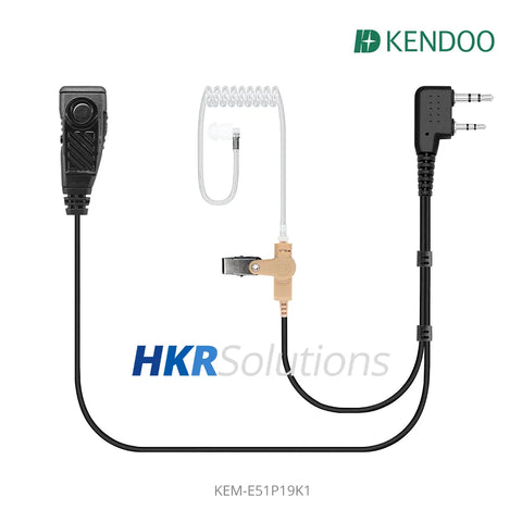 KEM-E51P19K1 Two-way Radio Acoustic tube Earphone