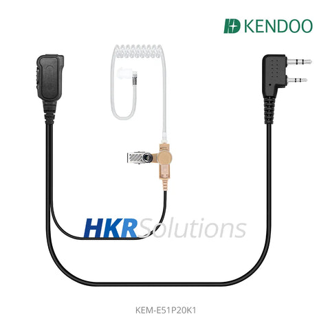 KEM-E51P20K1 Two-way Radio Acoustic tube Earphone