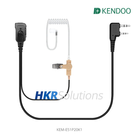 KEM-E51P20K1 Two-way Radio Acoustic tube Earphone