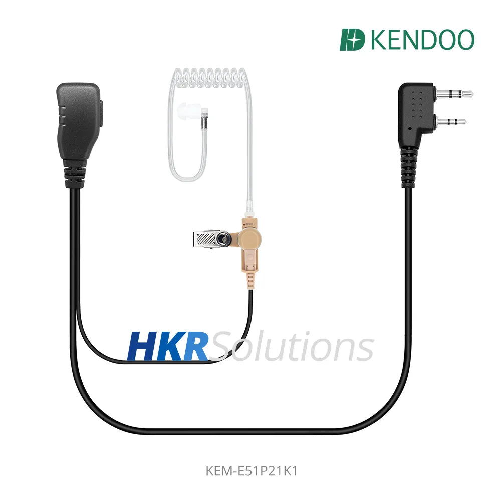 KEM-E51P21K1 Two-way Radio Acoustic tube Earphone