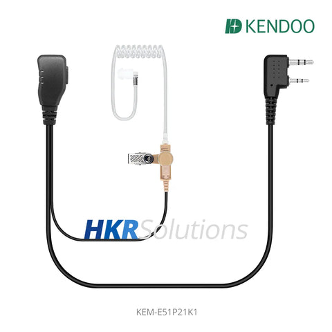 KEM-E51P21K1 Two-way Radio Acoustic tube Earphone