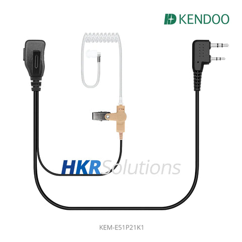 KEM-E51P21K1 Two-way Radio Acoustic tube Earphone