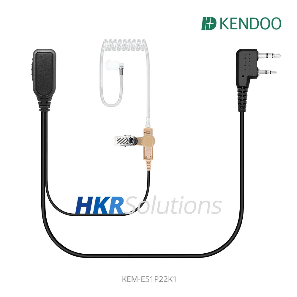 KEM-E51P22K1 Two-way Radio Acoustic tube Earphone