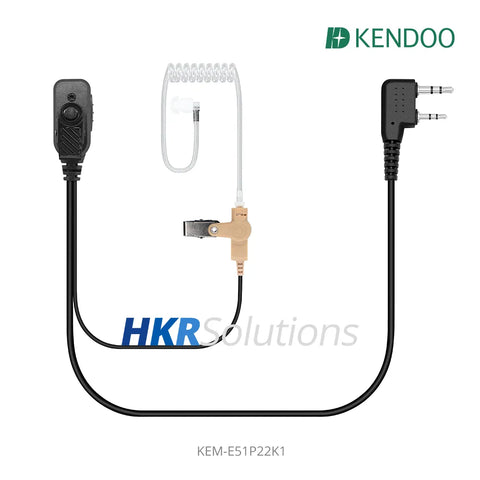 KEM-E51P22K1 Two-way Radio Acoustic tube Earphone