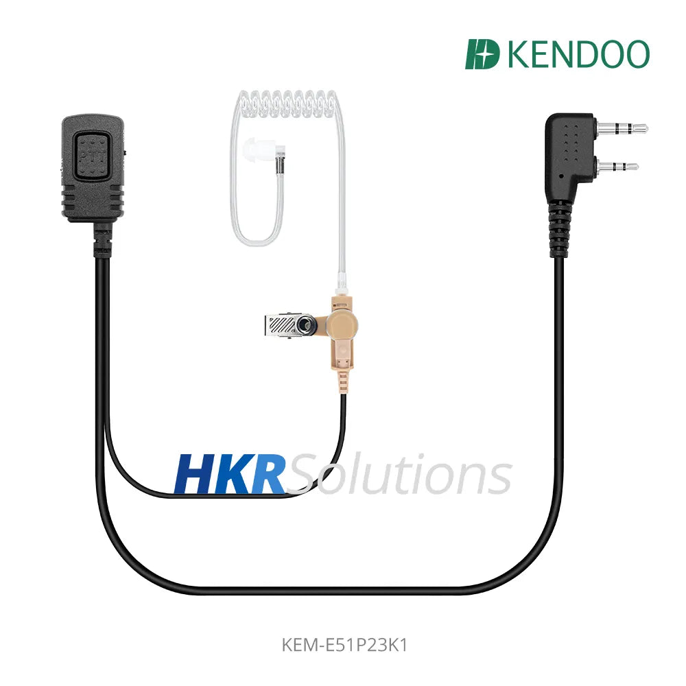 KEM-E51P23K1 Two-way Radio Acoustic tube Earphone