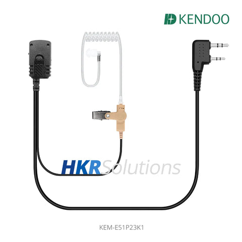 KEM-E51P23K1 Two-way Radio Acoustic tube Earphone