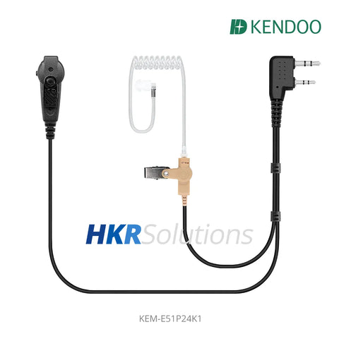 KEM-E51P24K1 Two-way Radio Acoustic tube Earphone