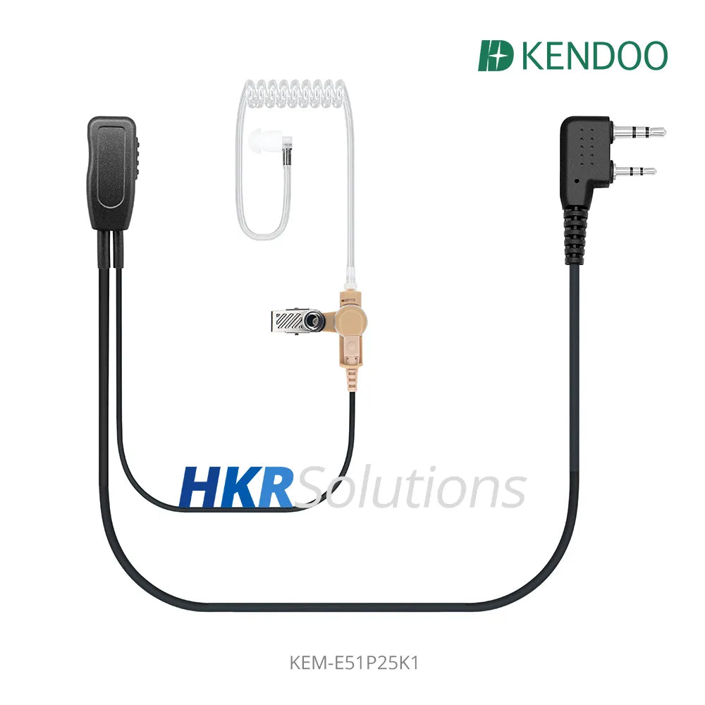 KEM-E51P25K1 Two-way Radio Acoustic tube Earphone