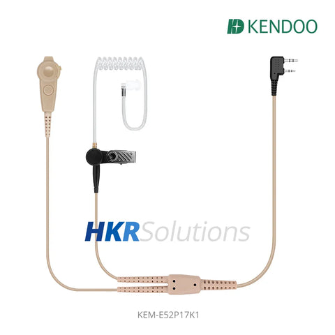 KEM-E52P17K1 Two-way Radio Acoustic tube Earphone