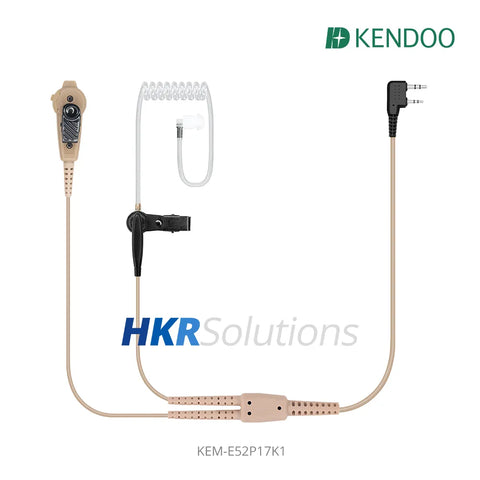 KEM-E52P17K1 Two-way Radio Acoustic tube Earphone