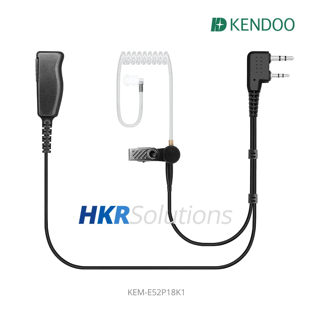 KEM-E52P18K1 Two-way Radio Acoustic tube Earphone