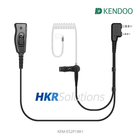 KEM-E52P18K1 Two-way Radio Acoustic tube Earphone