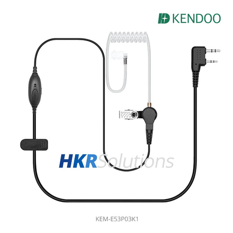 KEM-E53P02K1 Two-way Radio Acoustic tube Earphone