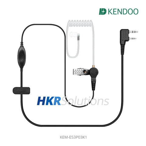 KEM-E53P02K1 Two-way Radio Acoustic tube Earphone