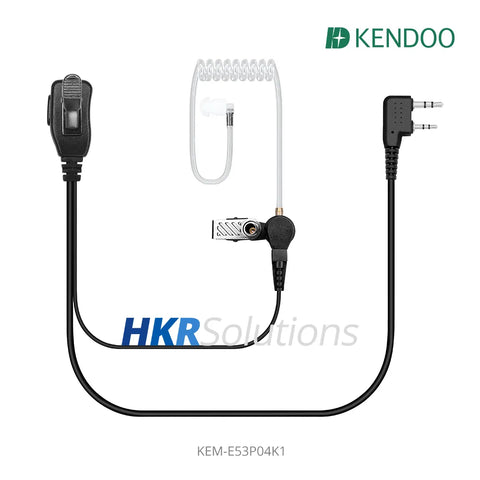 KEM-E53P04K1 Two-way Radio Acoustic tube Earphone