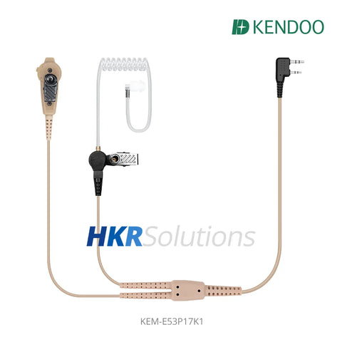 KEM-E53P17K1 Two-way Radio Acoustic tube Earphone