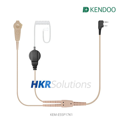 KEM-E55P17K1 Two-way Radio Acoustic tube Earphone