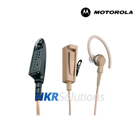 MOTOROLA MDRMN4022 2-Wire Earpiece With Microphone And PTT Combined, Beige