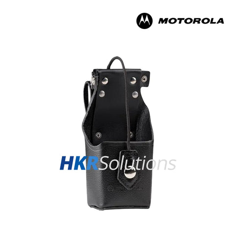 MOTOROLA NNTN4117A Leather Case With Fixed Belt Loop, D-Rings and T-Strap