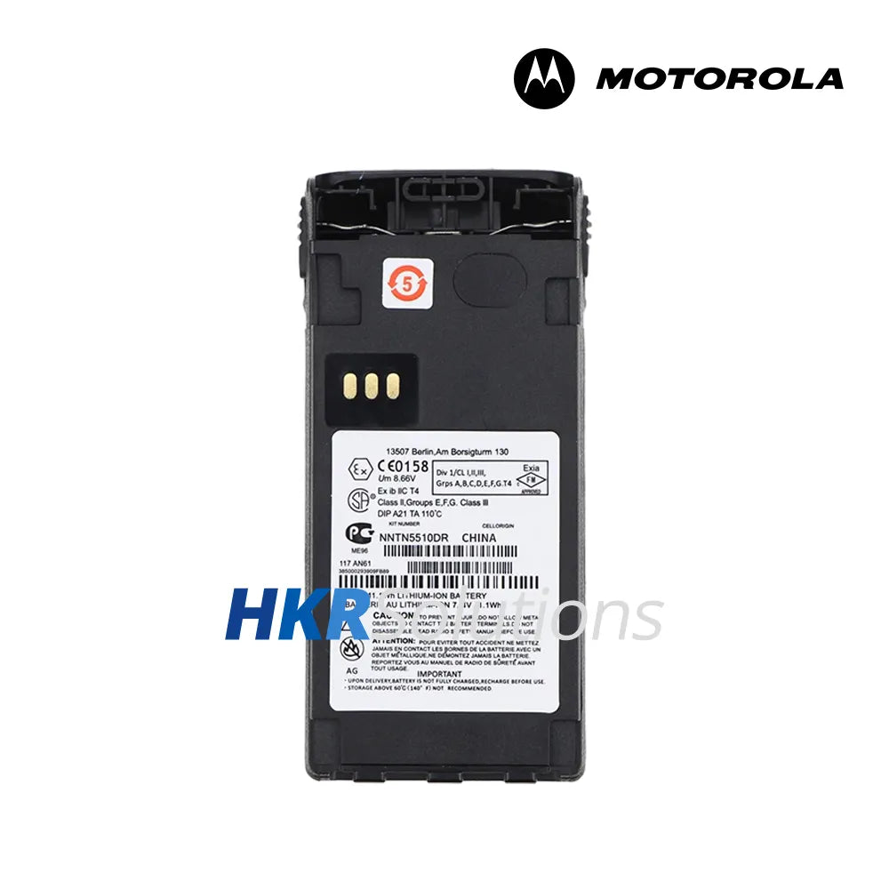 MOTOROLA NNTN5510BR Li-ion Ultra High Capacity Battery, 1650mAh