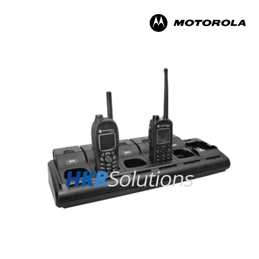 MOTOROLA NNTN6907A Multi-Unit Charger 6 Way Battery Pocket With UK Plug